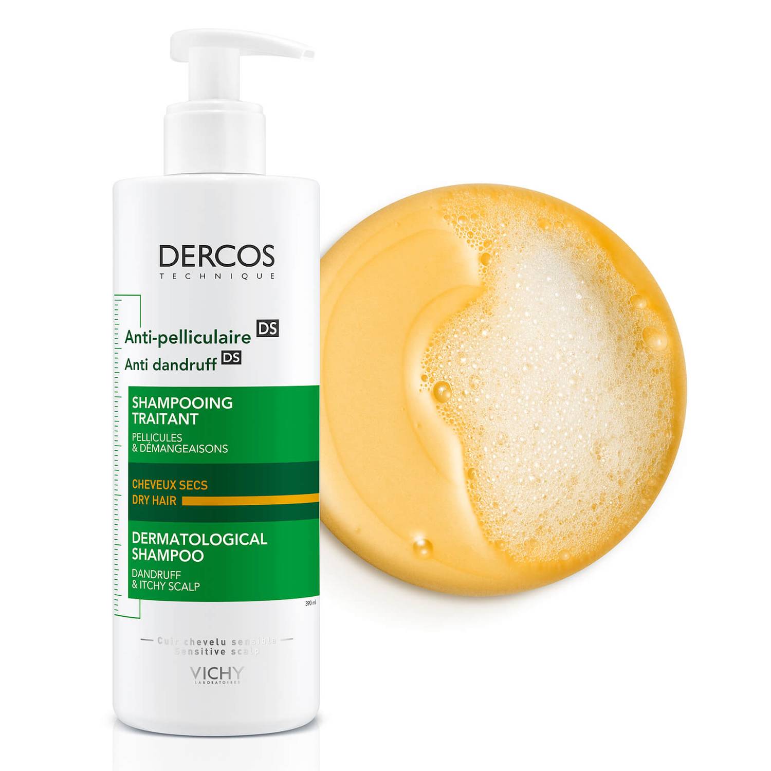 Vichy Dercos Anti-Dandruff Shampoo for Dry Hair