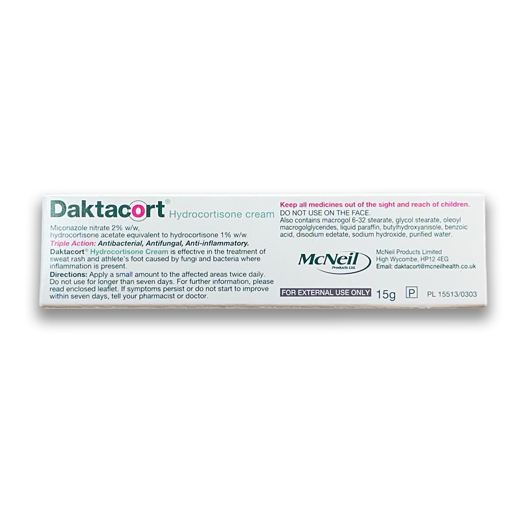 Daktacort Hydrocortisone Cream - Rightangled