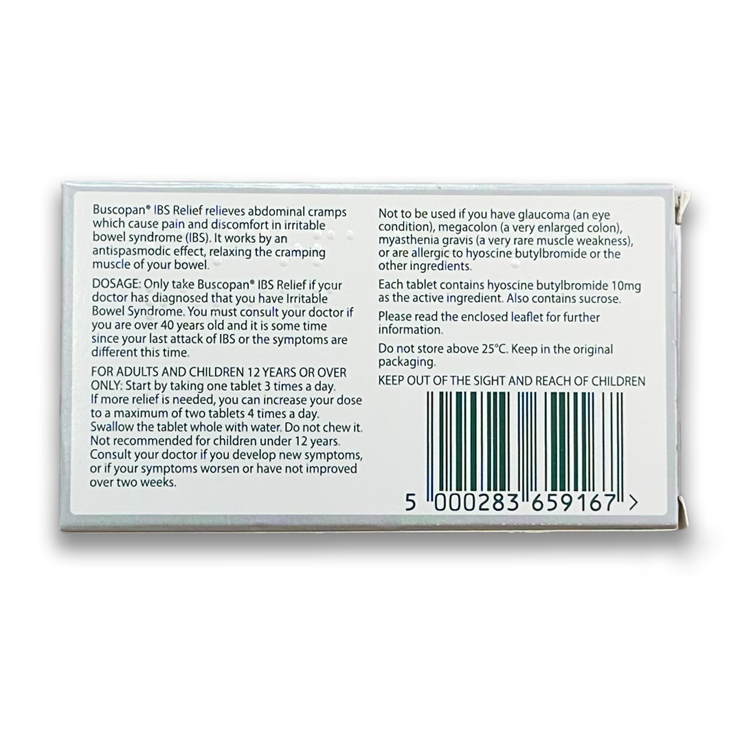 Buscopan IBS Relief Tablets - Rightangled