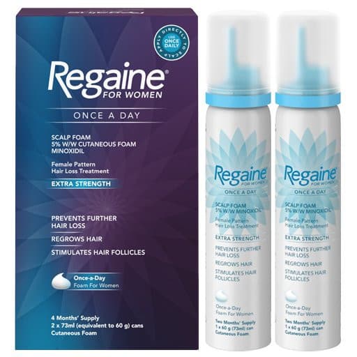 Regaine for Women 5% Scalp Foam.