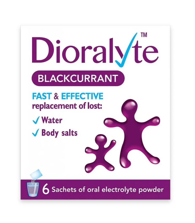 Dioralyte Blackcurrant Sachets - Rightangled