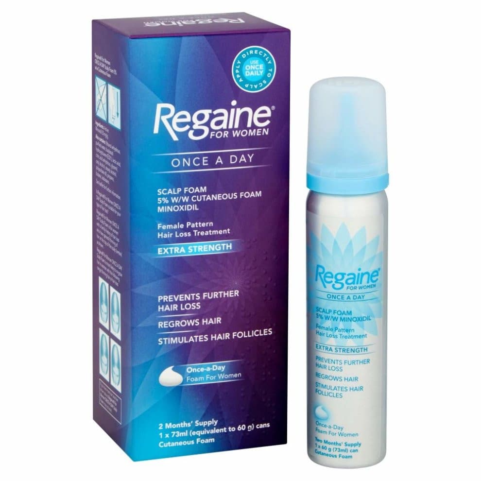 Regaine for Women 5% Scalp Foam.