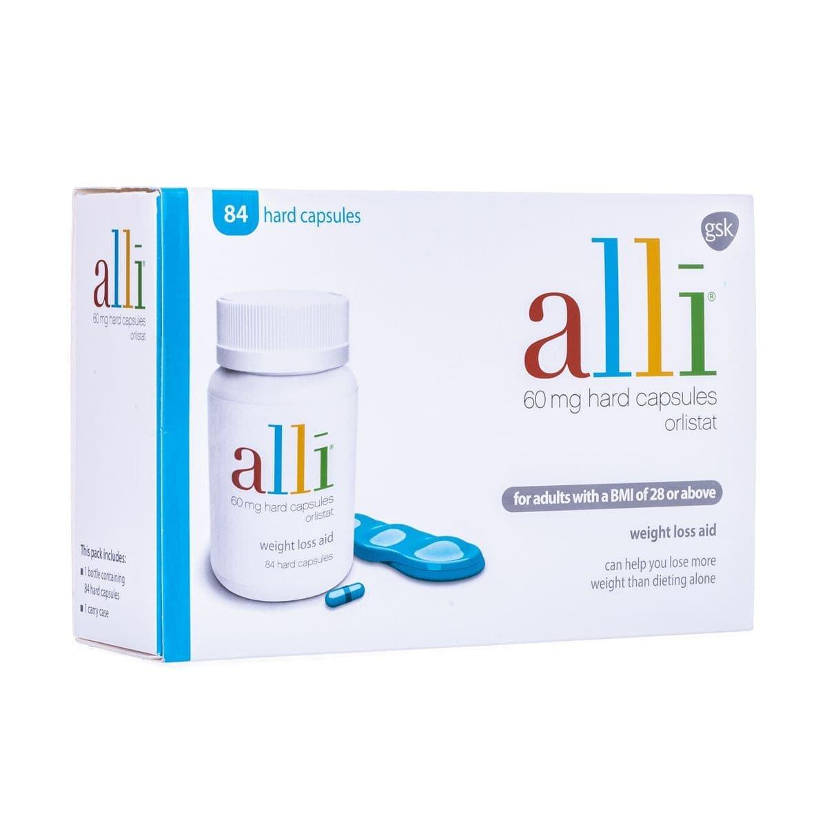 Alli 60mg Capsules - Rightangled