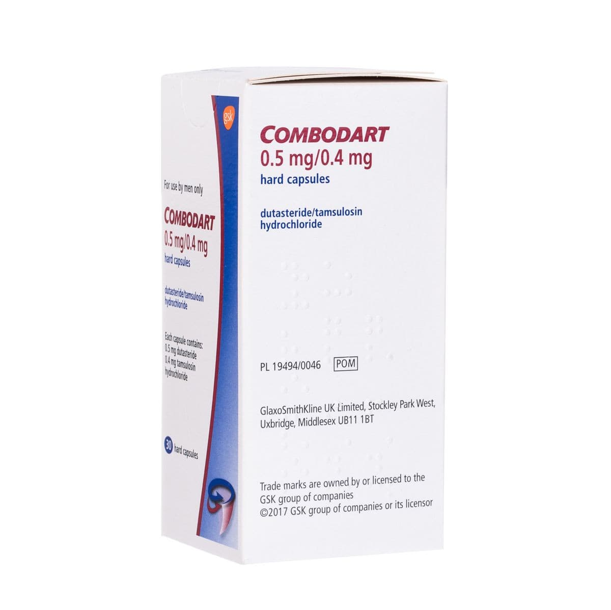 Combodart 0.5mg/0.4mg Capsules.