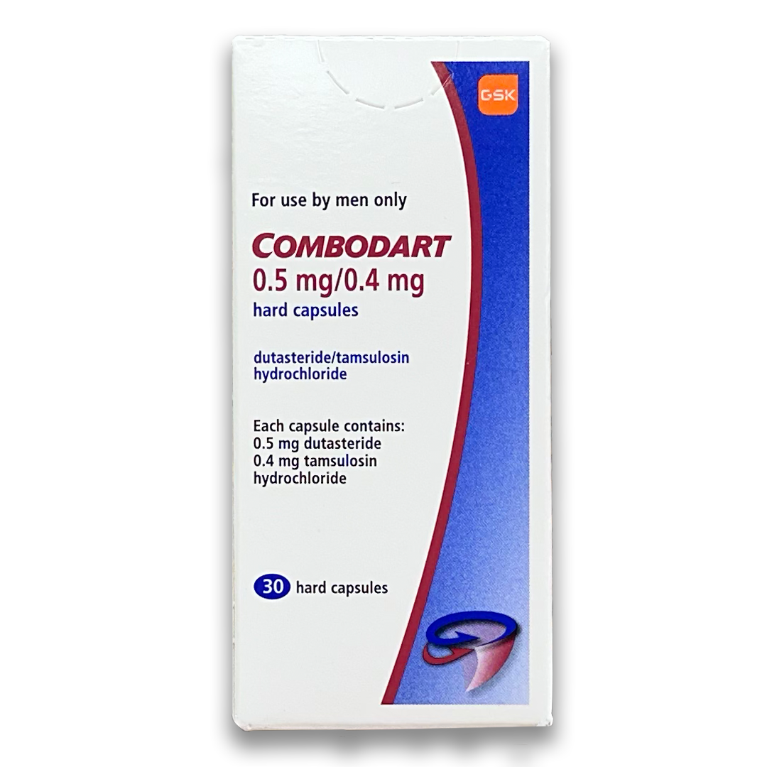 Combodart  0.5mg/0.4mg Capsules - Rightangled