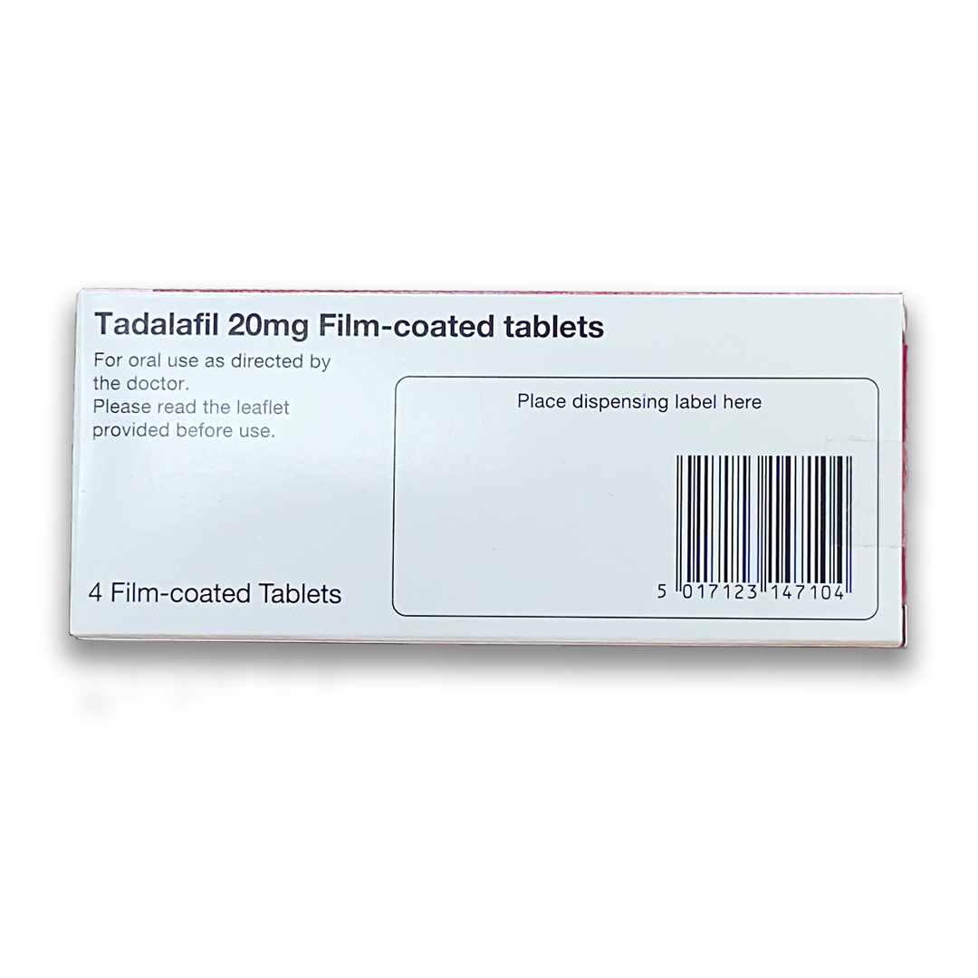 Tadalafil (Generic) - Film Coated Tablets - Rightangled