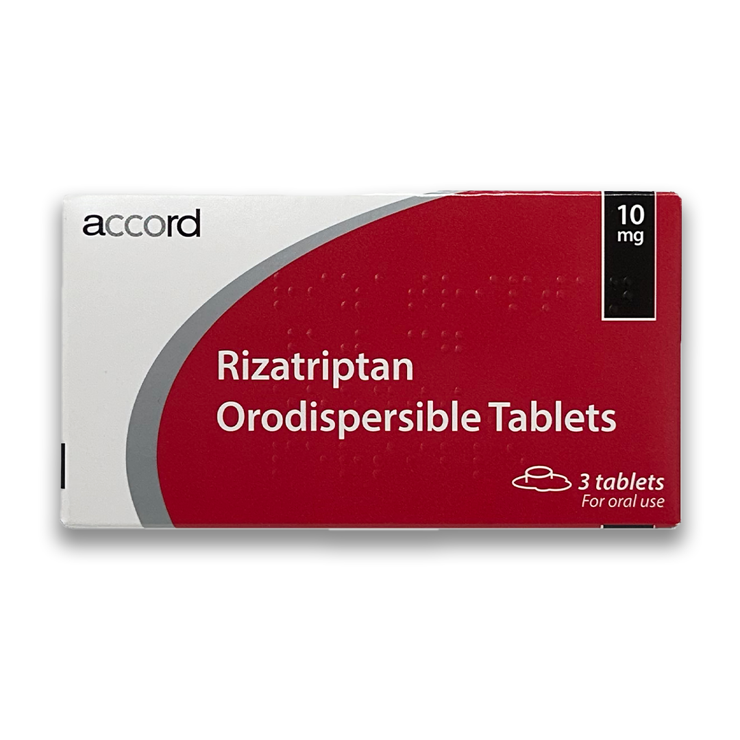 Rizatriptan 10mg Tablets - Rightangled
