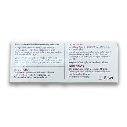 Canesten Thrush 150mg Oral Capsule - Rightangled