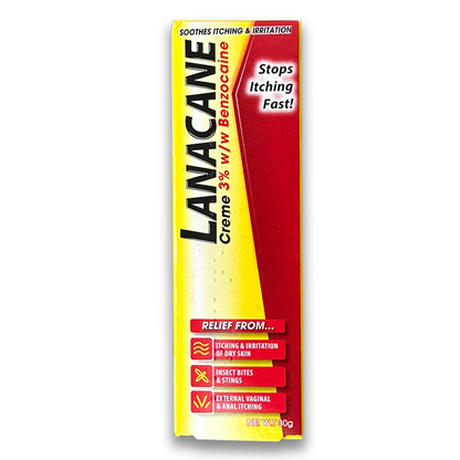 Lanacane 3% Benzocaine Cream - Rightangled