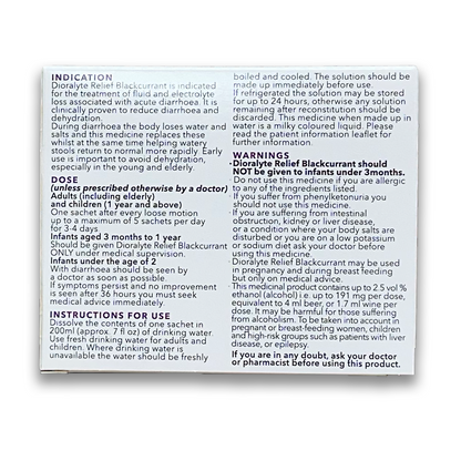 Dioralyte Blackcurrant Sachets - Rightangled