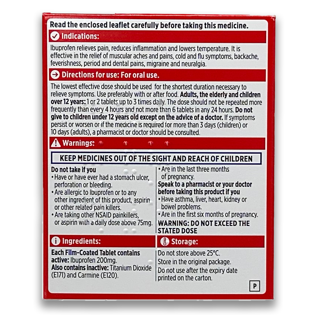 Ibuprofen tablets - Rightangled