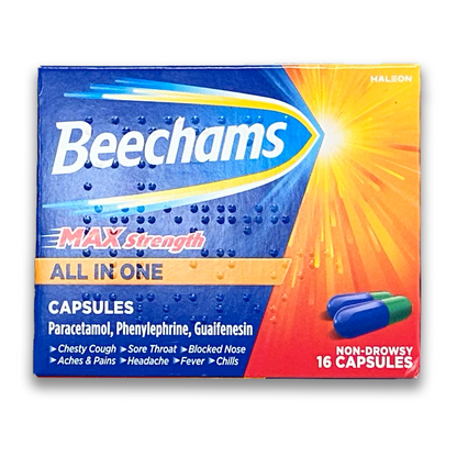 Beechams MAX Strength All-in-One Capsules - Rightangled