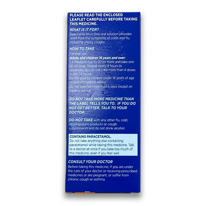 Beechams All-in-One Oral Solution - Rightangled