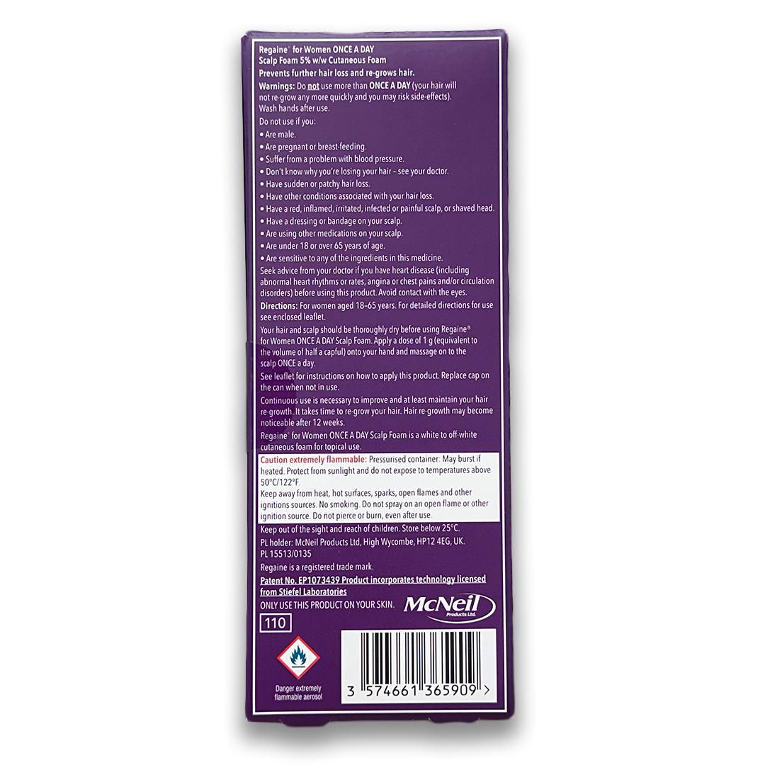 Regaine for Women 5% Scalp Foam - Rightangled