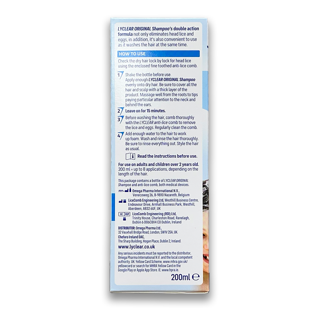 Lyclear Original Lice & Nits Shampoo - Rightangled