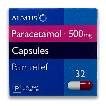 Paracetamol 500mg Capsules - Rightangled