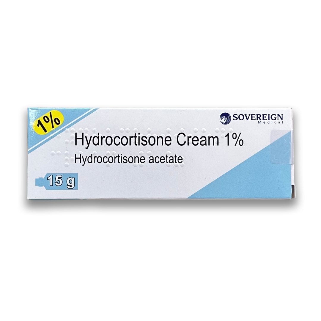 Hydrocortisone 1% w/w Cream - (Brand May Vary) - Rightangled