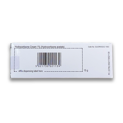 Hydrocortisone 1% w/w Cream - (Brand May Vary) - Rightangled