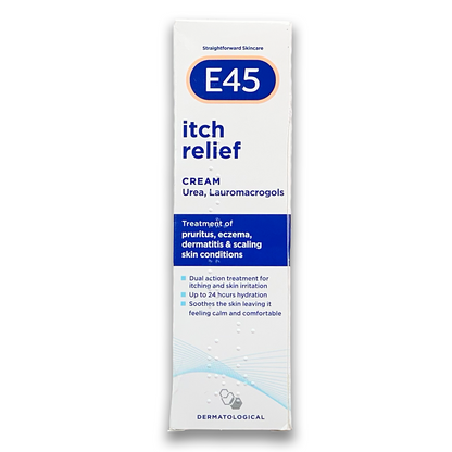 E45 Itch Relief 50g Cream - Rightangled