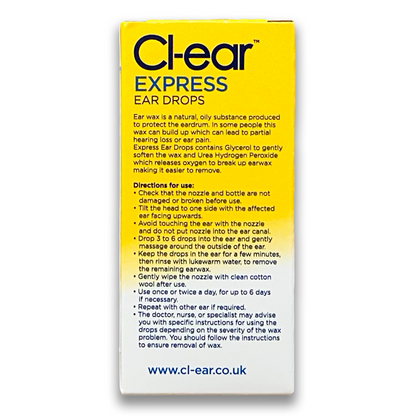 CL-EAR Express (Ear Drops) - Rightangled