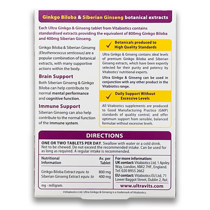 Ultra Ginkgo & Ginseng - Rightangled