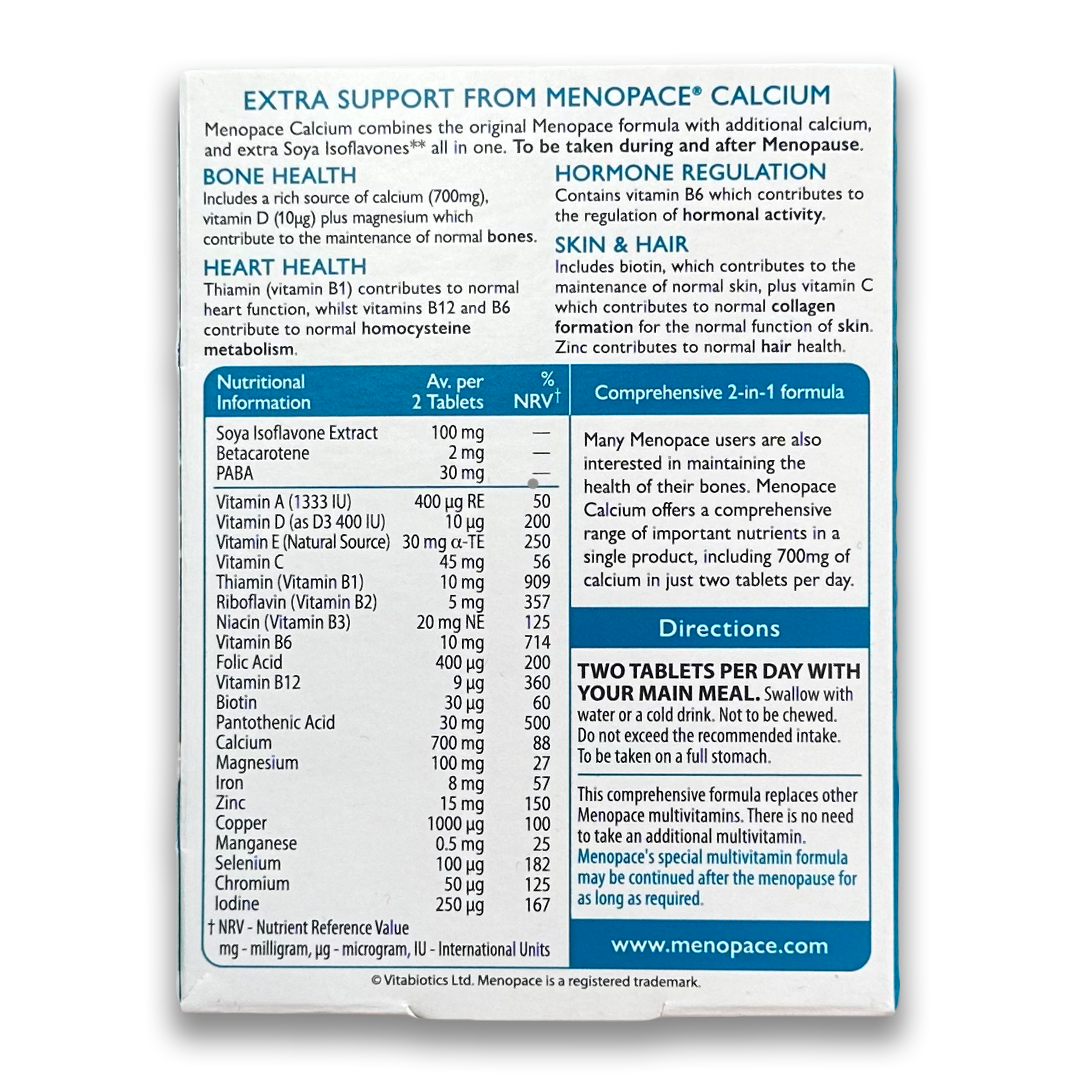 Menopace Calcium - Rightangled