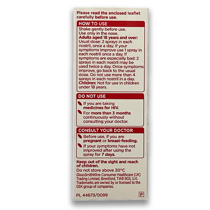 Pirinase Hayfever Nasal Spray - Rightangled