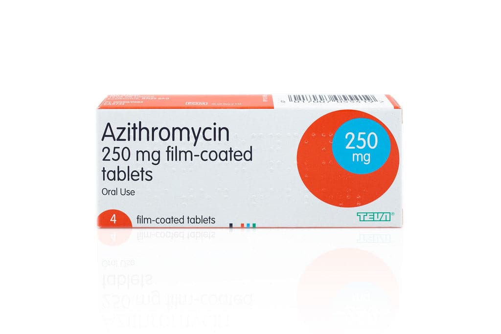 Azithromycin 250mg Tablets.