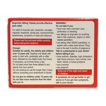 Ibuprofen tablets - Rightangled