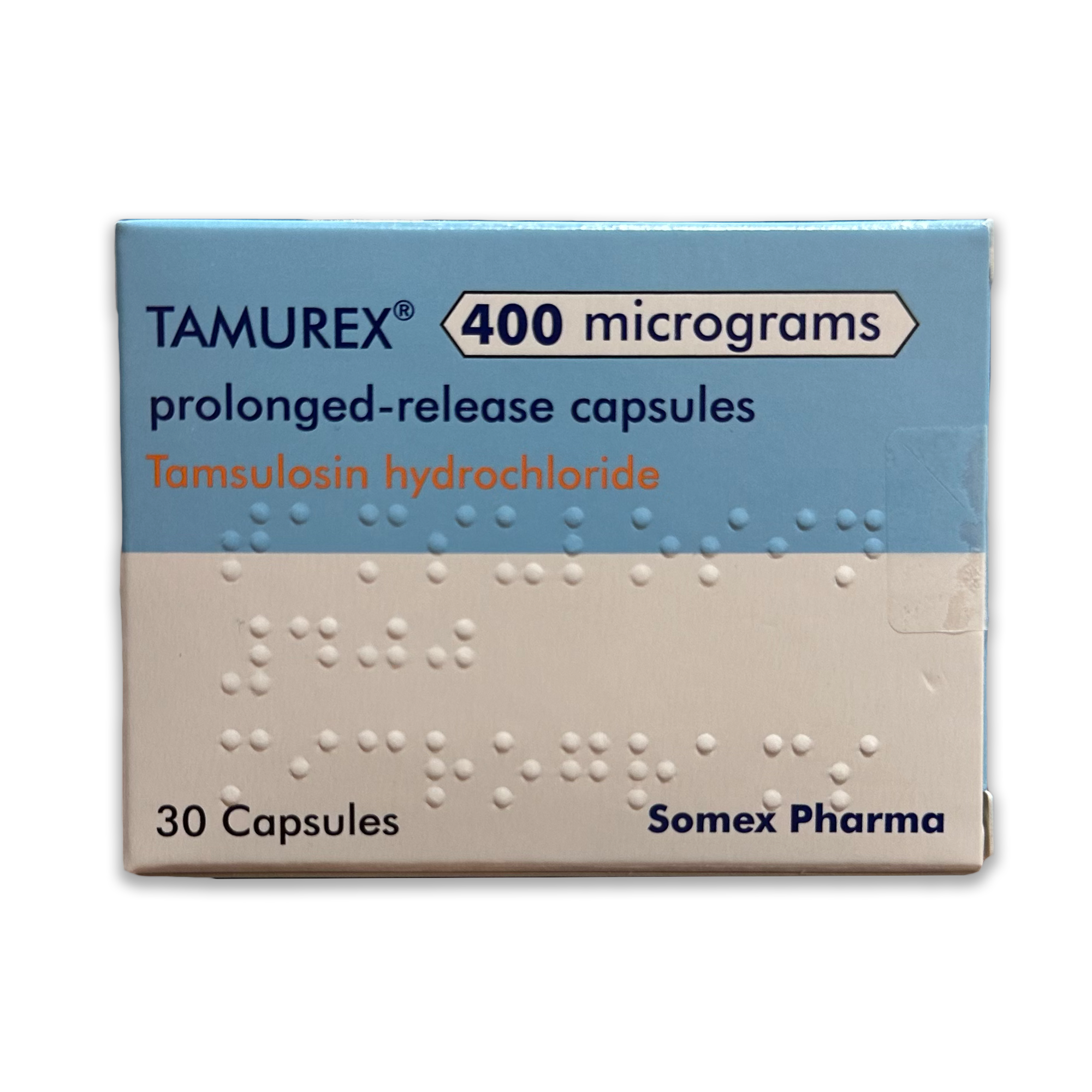 Tamsulosin 400mcg MR capsules - Rightangled