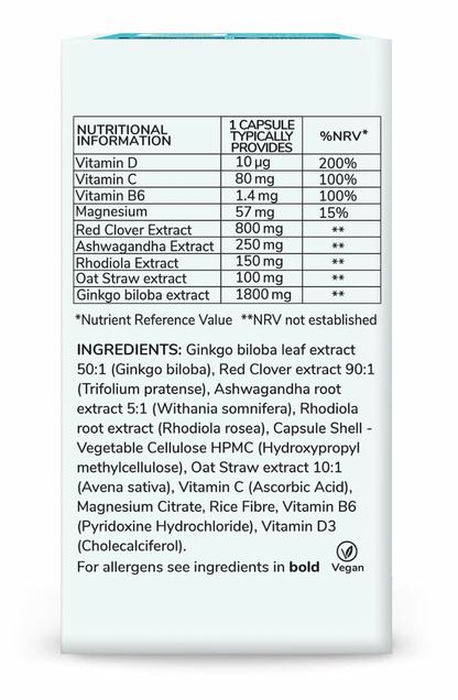 مكملات Health & Her Perimenopause Mind+ للنساء.