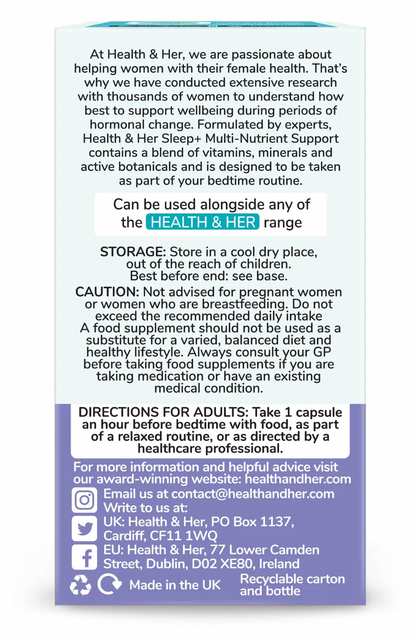 هيلث آند هير سليب بلس للدعم المتعدد المغذيات.