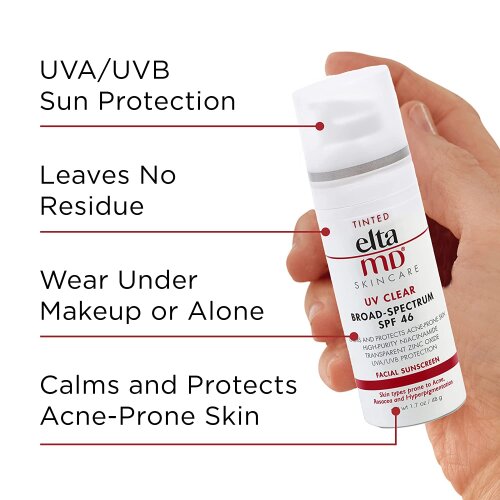 Tinted Sunscreen Cream with UV Protection SPF 46
