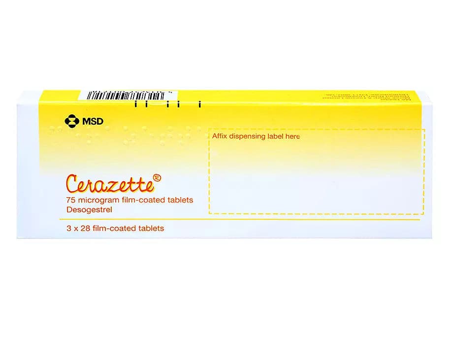 Cerazette 75mcg tablets.